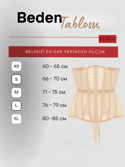 Belinda® Bel İnceltici Toparlayıcı Korse – Kum Saati Etkisi ile Anında İncel