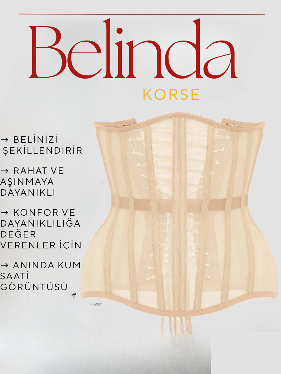 Belinda® Bel İnceltici Toparlayıcı Korse – Kum Saati Etkisi ile Anında İncel